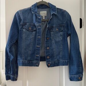 Jessica Simpson Striped Denim Jacket